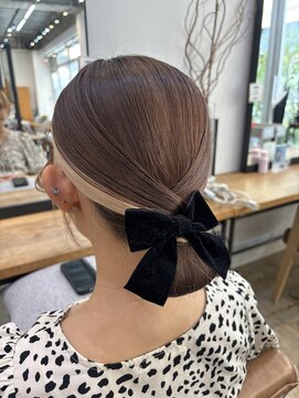 ノットバイベル 大宮(knot by belle) 《Hana》タイトシニヨン/ヘアアレンジ/お呼ばれヘア/韓国/大宮