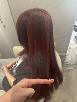 アンベル(ANBEL) ブリーチハイライト髪質改善ダブルカラーレイヤーカット