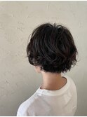 ショート×ニュアンスパーマ