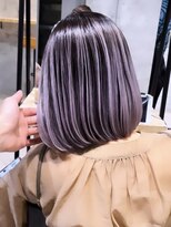イル プラス 原宿(iLe.+)&nbsp;ハイライトバレイヤージュショートボブ20代30代40代