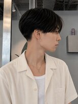 トリッカ 銀座(tricca)&nbsp;マッシュショート/耳掛けスタイル/韓国メンズヘア