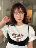 ハニーシブヤ(HONEY shibuya)&nbsp;ミディアムレイヤー/レイヤーカット/前髪カット 1