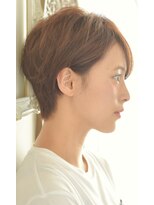 キープへアデザイン(keep hair design) 【keep hair design】小顔に見えるシースルーバングショートヘア