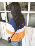 シフォン×グレージュカラー