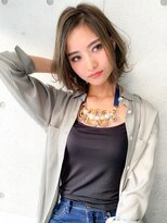 ユナイテッド 横浜(UNITED)&nbsp;【UNITED】スモーキーグレージュ×レイヤーボブ