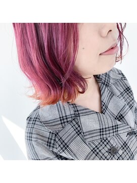 テクライズ 豊橋店(TECHRISE) レッドバイオレット×オレンジ