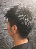 ヒロギンザ 青山店(HIRO GINZA)&nbsp;高めツーブロ前上げスタイル