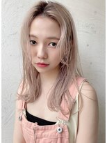 レニーバイエース(LANY by ACE)&nbsp;【LANY横浜】ピンクベージュ×レイヤースタイル