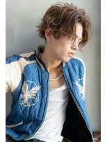 オースティン 流山おおたかの森(AUSTIN)&nbsp;ツイストパーマ七三オールバックマッシュウルフスリークショート