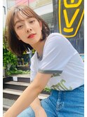 【ROJITHA原宿表参道】まるみボブ×オリーブベージュ
