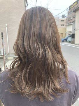 ラゾ(LAZO) セミロング　シークレットハイライト