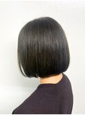 伸ばしかけに◎内巻きまとまるボブ