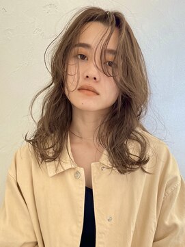 アンアミ シブヤ(Un ami shibuya) 【Un ami】ふんわりカールのニュアンスパーマ 大楽