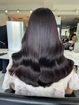 ブレンド 渋谷(BLend) 【Blend渋谷】大人気透明感ダークラベンダーカラー　髪質改善