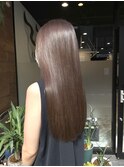 20代30代40代大人可愛い/アッシュオリーブベージュ/縮毛矯正