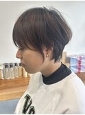 大人ラフウェーブ20代30代40代ボブブラウンスウィングショート