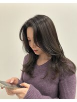 カットアンドトータルビューティ ヴァンキャトル(Cut&Total Beauty VINGT QUATRE)&nbsp;小顔レイヤーカット☆透明感ダークグレージュ