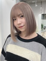 サンクプロジェクト(cinq PROJECT)&nbsp;グレージュミルクティーベージュピンクベージュカラーブリーチ