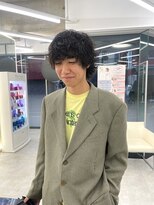 ブラウン(Brown)&nbsp;メンズスパイラルパーマ