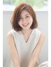 【カラー】カット＋白髪ぼかしカラー＋セリエトリートメント　￥8000 