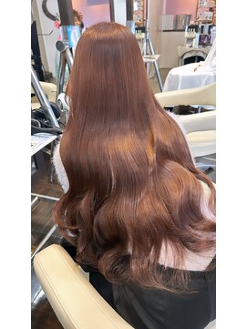 アヴァンス 西田辺(AVANCE.) ハニーピンクベージュカラー　【髪質改善】