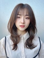 ジーナ 高田馬場(Zina)&nbsp;髪質改善＊エアリー顔回りレイヤー＊美髪【Zina 高田馬場】