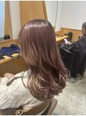 【ケアブリーチでつくる!!ツヤ感ピンクラベンダー♪】