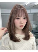レイヤーカット/ミディアム/フェミニンロング