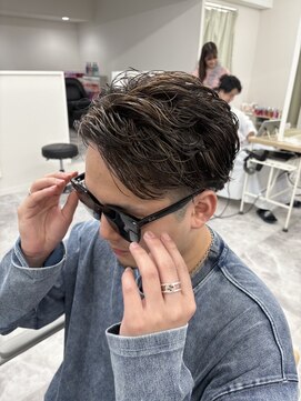 アチェロ(Acero.) メンズパーマ、ハイライト