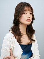 ガリカ 横浜(Gallica) ブリーチなしダブルカラー柔らかい艶感のオリーブベージュカラー