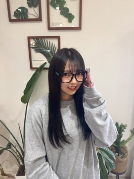 エルフ(elf) 透け感カラーブルーブラック透明感カラー暗め カラー姫路