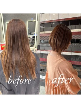 デザインサロンリア(design salon Lia) 前髪/アンブレラカラー/こなれミディ/イメチェン/ウェーブパーマ