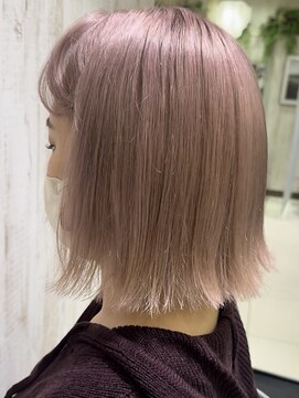 アース 津田沼店(HAIR&MAKE EARTH) ペールピンクカラー