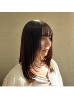 ヘア フィックス リュウ リゾート(hair fix RYU Resort)&nbsp;小顔見え◎顔まわりレイヤーカット