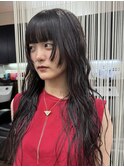 トーンダウン/暗髪/透け感カラー/透明感カラー