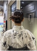 浴衣ヘア/浴衣ヘアアレンジ/夏祭りヘア