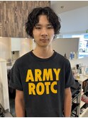 ウルフレイヤー×ツイストスパイラルパーマ
