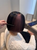 シーク 大森(Seek)&nbsp;ハイインナーカラー×ヴァイオレットピンク