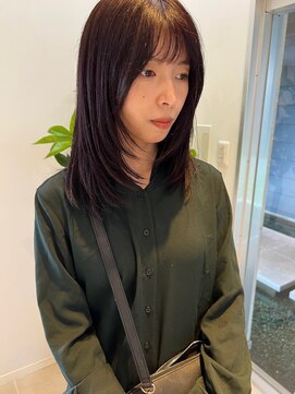 ナンブスカイ(nambu-SKY) レイヤーカット×Burgundy