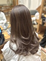 バイオレット 表参道店(Violet)&nbsp;ココアグレージュブリーチなしカラーハイレイヤーカット