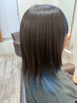 ヘアショップ エヌアンドエー 久喜菖蒲店(hair shop N&A)&nbsp;遊び心溢れるインナーカラー×ストレート