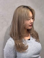 ロンド マーレ 天神大名店(Lond mare)&nbsp;大人ガーリー/ミディアムレイヤーカット/似合わせカット