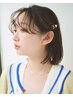 前髪カット+前髪パーマor前髪ストレート＋アミノ酸TR￥6500