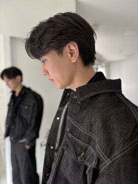 シエル バイ ケンジ 登戸 生田(CIEL by KENJE) 毛流れセンターパートニュアンスパーマ春夏トレンドヘア