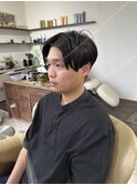 センターパート/宇都宮/メンズ/メンズカット/刈り上げ/カット