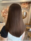 美髪見えショコラストレート