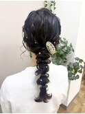 あみ下ろし【横浜ヘアセット/ヘアメイク/ヘアセット】