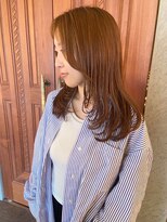 トップヘアスパアンドリゾート 鳴海(TOP HAIR spa&resort) レイヤー/イヤーカット/ラテカラー