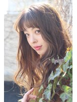 ノーヴェ(Nove)&nbsp;大人ハイライト×トープグレージュ×ロングウェーブ