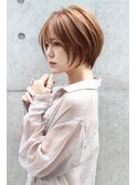 20代30代40代大人可愛いひし形ショートボブ 小顔ショート